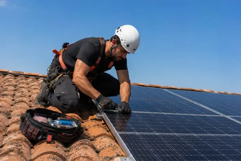 Maintenance et monitoring de panneaux solaires à Blanquefort