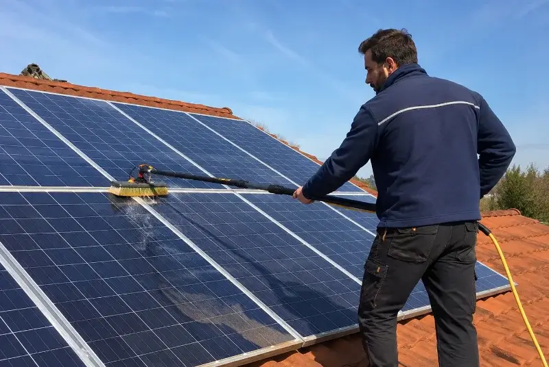 Nettoyage et entretien de panneaux solaires à Blanquefort
